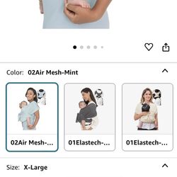 Konny Baby Carrier AirMesh for Cozy Luxury Baby Carrier Wrap, Easy to Wear Baby Wrap Carrier, Perfect Essentials Cloths for Newborn Babies up to 44 lb