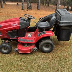 Craftsman Riding Mower With Bagger 