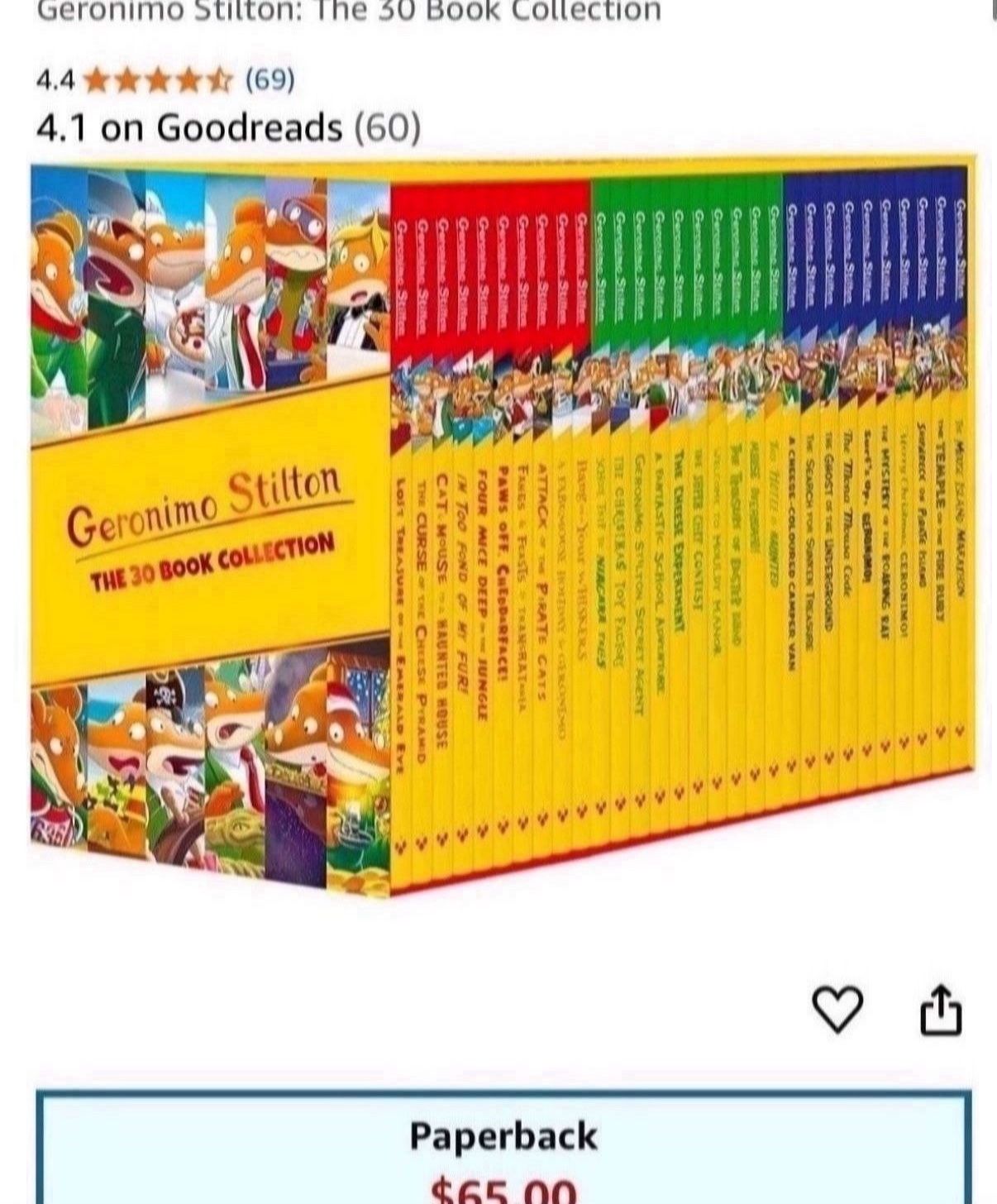 Geronimo Stilton Complete Book Collection