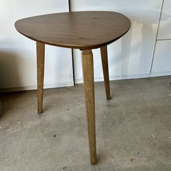 MCM Solid Wood End Table
