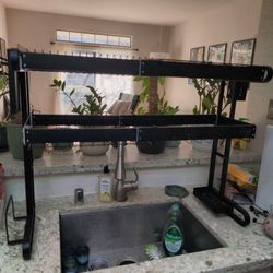 Multi-Tier Dish Rack Over The Sink