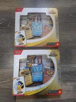 Pokemon TCG 30th Celebration Poster Collection - 2 Boxes