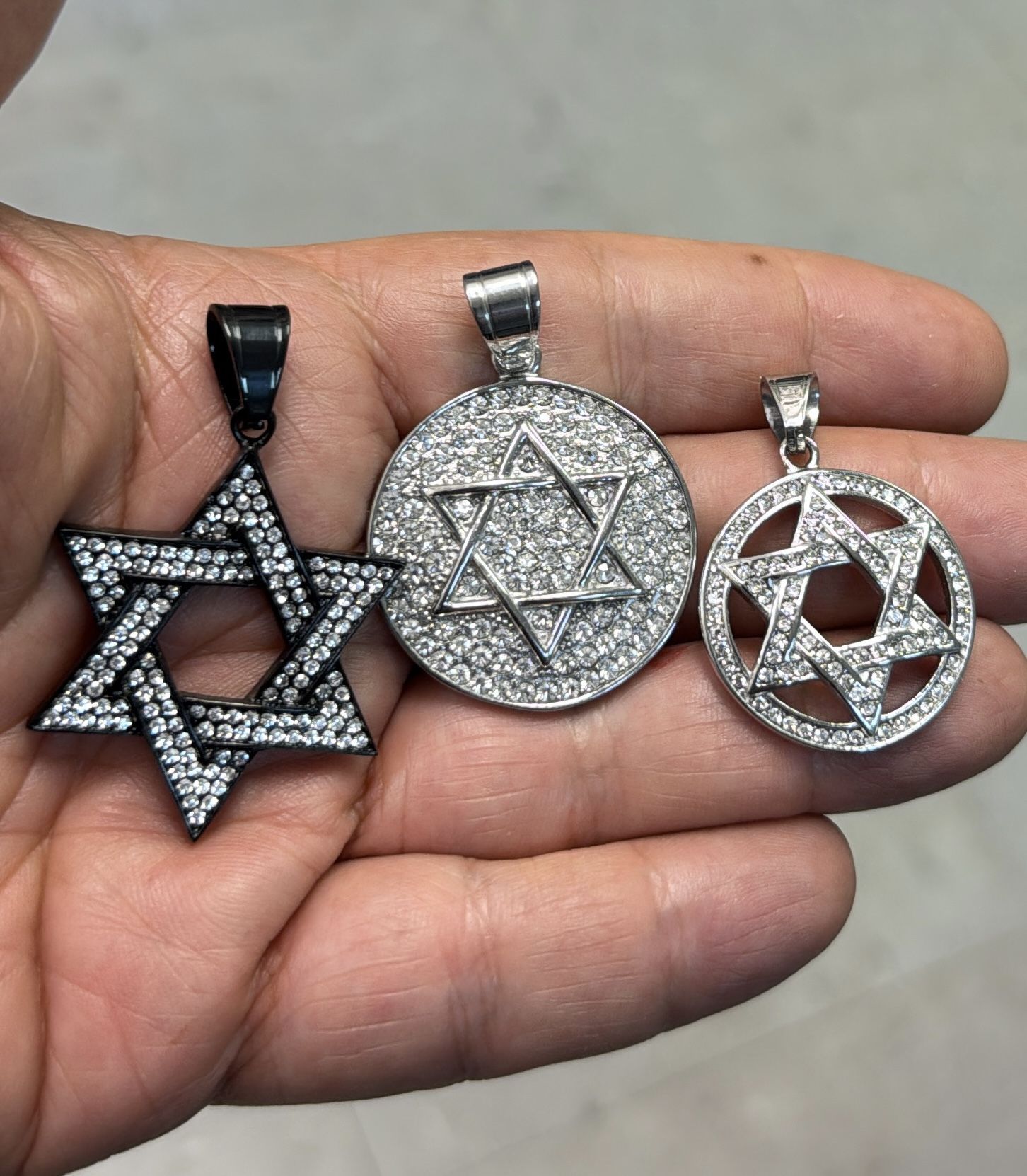Stainless Steel star of David $25 each