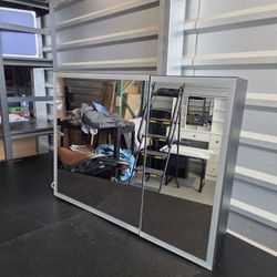 New doubke door Rectangular Medicine Cabinet with Mirror and LED Lights
31x24x