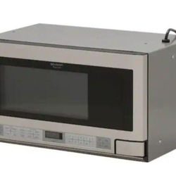 SHARP 1.5 cu. ft. Over the Counter Microwave in Stainless Steel with Sensor Cooking Technology