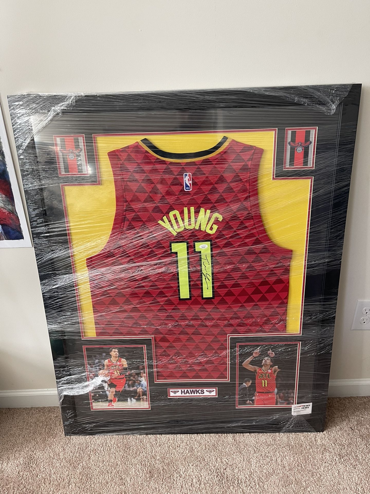 Signed Atlanta Hawks Trae Young Rookie Jersey