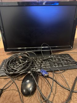 Dell Monitor And HP Keyboard