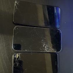 Broken iPhone 14 Pro Broken iPhone 7 Broken iPhone XR 