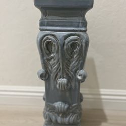 Grey pedestal