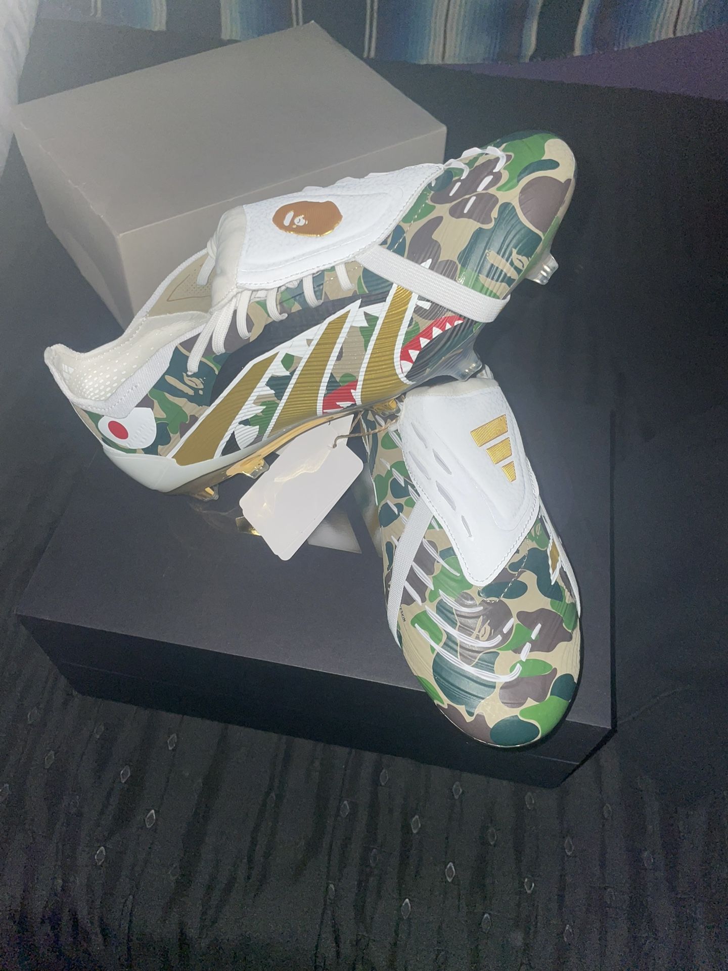 BAPE x Adidas Cleats
