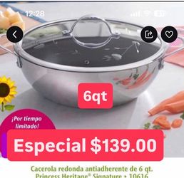 Hermosa cazuela de 6 Cuartos