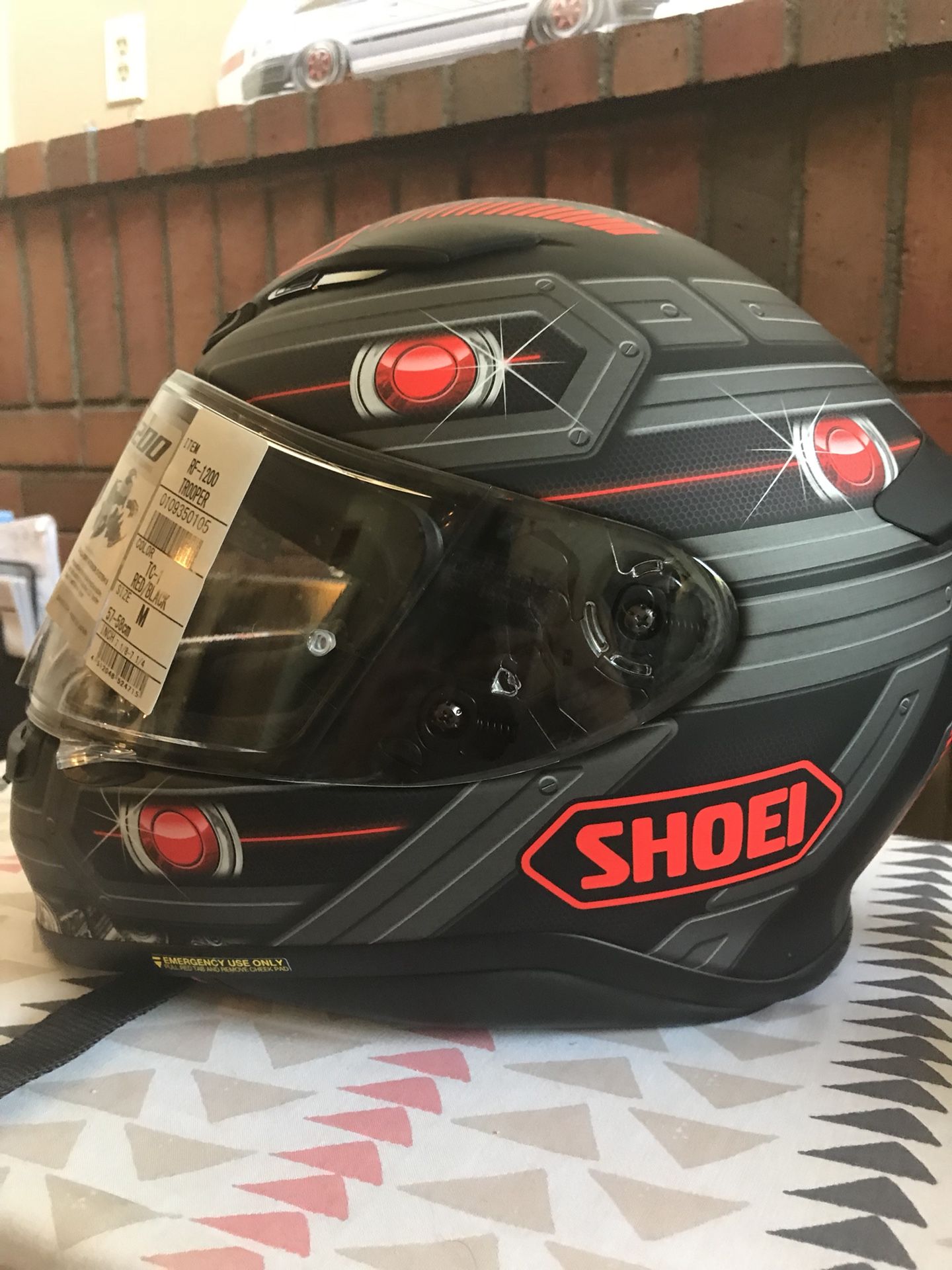 SHOEI RF-1200 trooper full face helmet . Bottom price ..