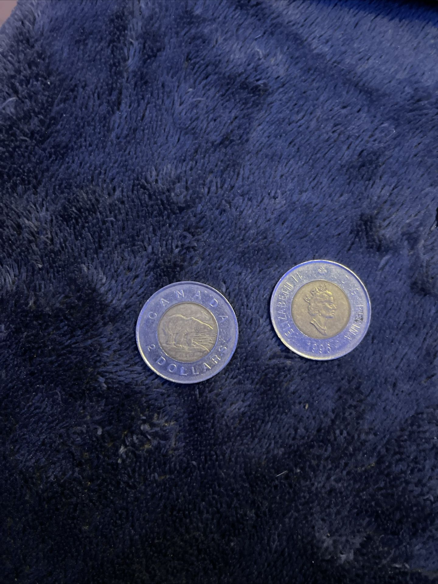 1996 canadian Coin