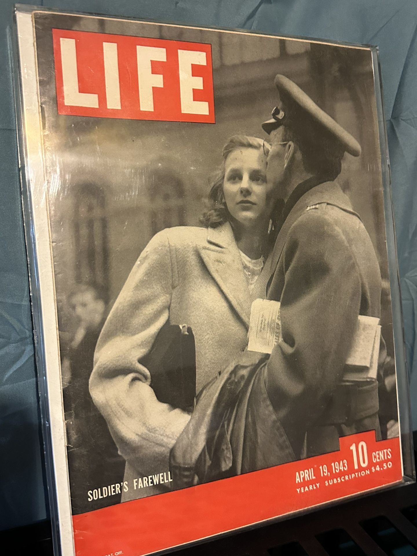 Life Magazine April 19. 1943 “Soldier’s Farewell”