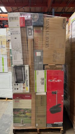 Mixed Retail Pallet –7-Foot Wholesale Liquidation Pallets – Appliances, Furniture & More