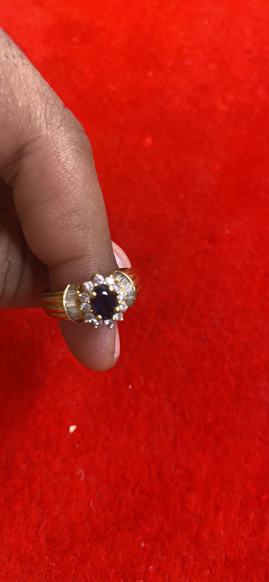 14KT REAL GOLD WEDDING RING 