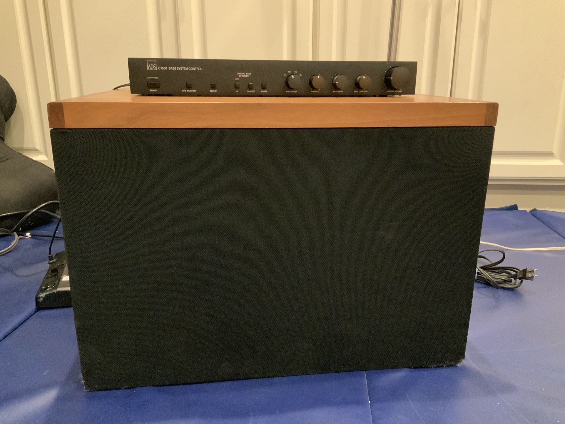 Rare ADS A/D/S PB1550 Subwoofer & C1500 Bass System Control