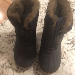 Kids Boys Winter Waterproof Boots Size 9t