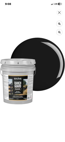 Ranch Guard Black 5 Gallon Semi-Gloss Exterior Paint – UV-Resistant Barn &-$100