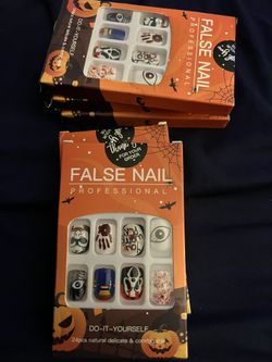 Halloween False Nail