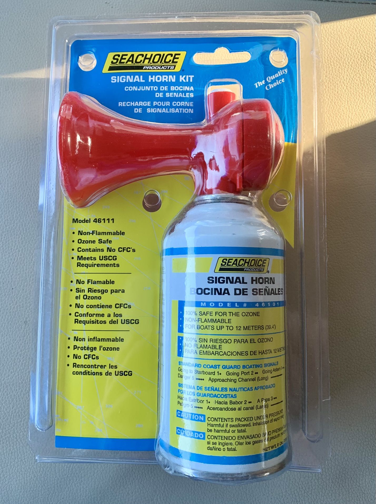 15 ITEMS BRAND NEW, STILL IN PACKAGING AIRHORN - SEACHOICE MODEL # 46111