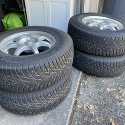 Studded Tires On Wheels