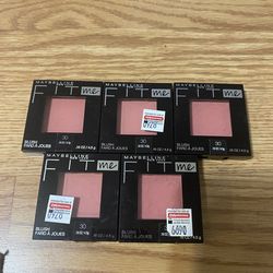 Maybelline Fit Me Blush (5-$20, 4-$16)