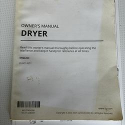 A Dryer Lg