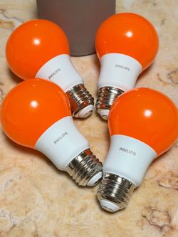 PHILIPS PARTY LED ORANGE 8W Open Box Set of 4