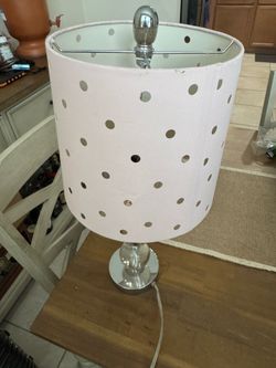 light pink lamp