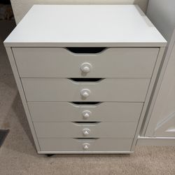 5 Drawer Wood Cabinet