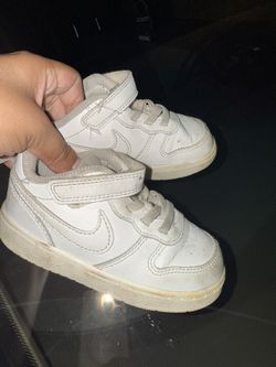 8C Nike Toddler white Force Shoes 