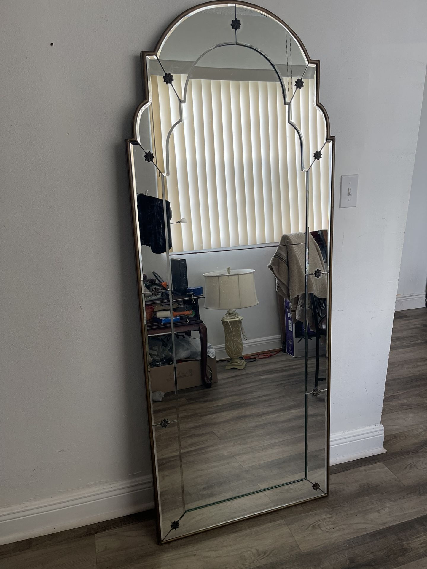 Beautiful Uttermost Wall Mirror 68”H X 27”W X 1”D In Good Condition $80 Firm On Price