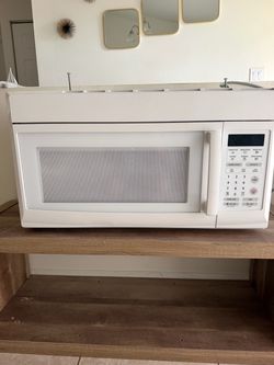 White Over-the-Range Microwave