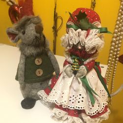 Decorative Rat Christmas Plushies 