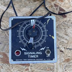 Industrial Signaling Timer S-15M – 15 Min – 115V – Heavy Duty – Works Like New