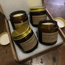 Scented candles