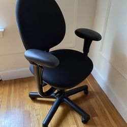 Steelcase Criterion High-Back Black Office Desk Chair Made in USA