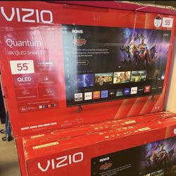 55 Tv $55 Down On Finacing Free Delivery 6 Month Warranty.  55” Vizio m Series Quantum Smart 4k Hdtv 
