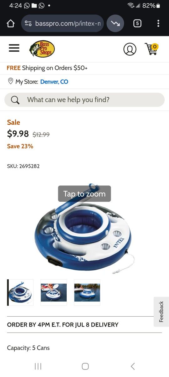 Intex Floating Cooler