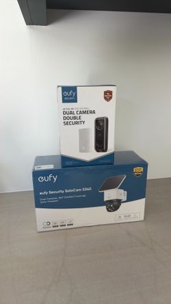 Eufy Security Dual Camera Double Security and Eufy Security SoloCam S340