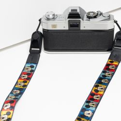 Handcrafted 38" Mickey Mouse Camera Neck Strap w/ Peak Design Anchors