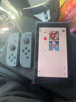 Nintendo Switch with Gray Joy-Cons