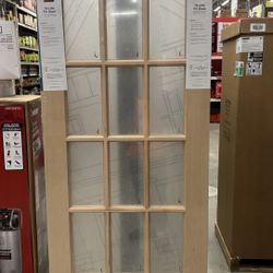 30 x 80 15 Lite Unfinished Fir Front Door Slab