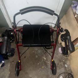 Rolling Push Chair