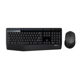 Logitech MK345 Wireless Combo Full-Sized Keyboard with Palm Rest and Comfortable