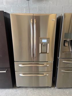 36” GE REFRIGERATOR FRIDGE HELADERA WORKING PROPERLY WARRNTY 4 MONTHS DELIVERY AVAILABLE