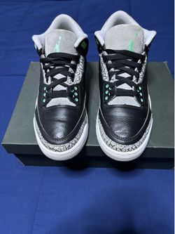 Jordan 3 Retro Green Glow 2024 Size 9