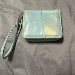 Small Blue Wallet 