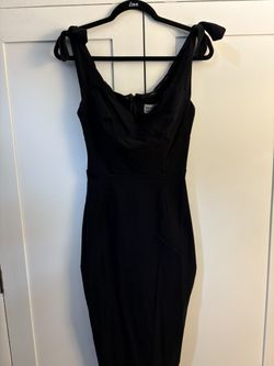 Unique Vintage Black Pencil Dress